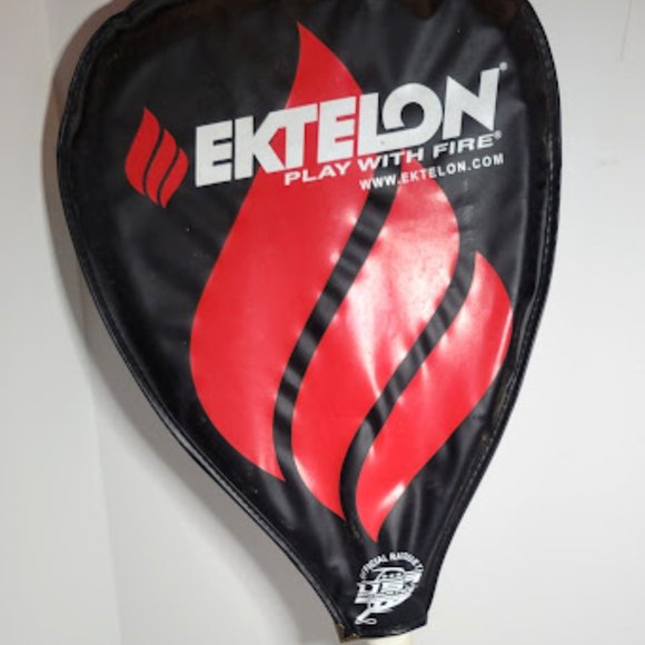 EKTELON RACQUET BALL RACQUET WITH COVER PRE-OWNED BUT STRINGS ARE TIGHT - Picture 1 of 7